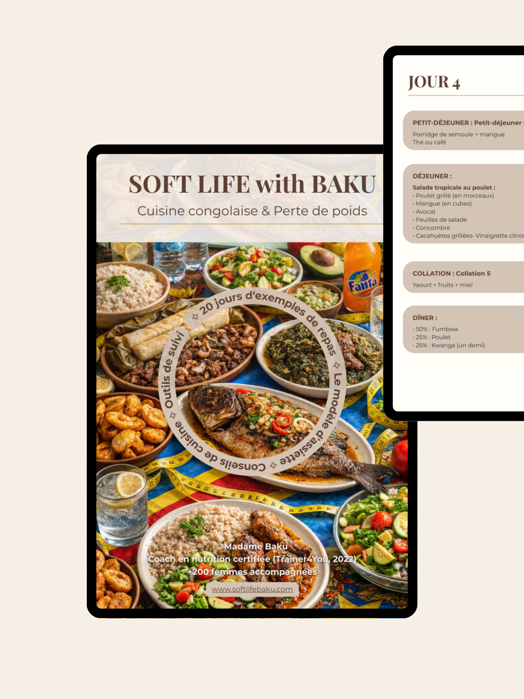 Soft Life with Baku — Guide de perte de poids avec la cuisine congolaise